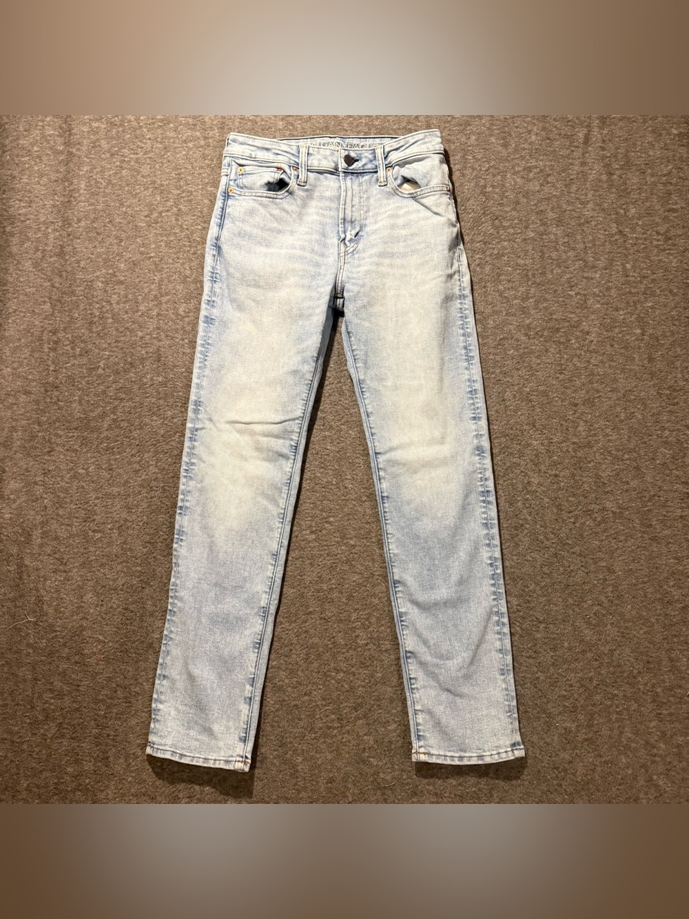 American Eagle Jeans Mens tag 30x34 (Fit 30x31) blue Slim Straight Airflex Light